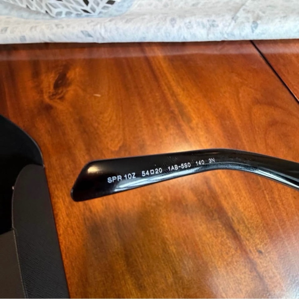 Prada Oversized Black Rectangular Sunglasses - image 8